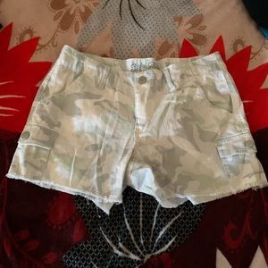 White Camo shorts